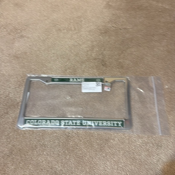 tablecloth and license plate holder CSU - Picture 4 of 5